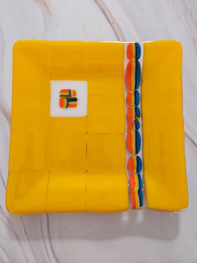 Sunburst Fusion - Fused Glass