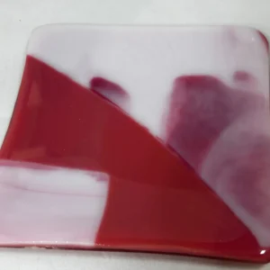 Rosy Flow - Fused Glass