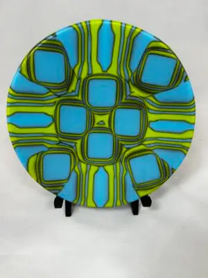 geometric-fused-glass-plate