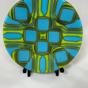 Geometric Symphony - Fused Glass