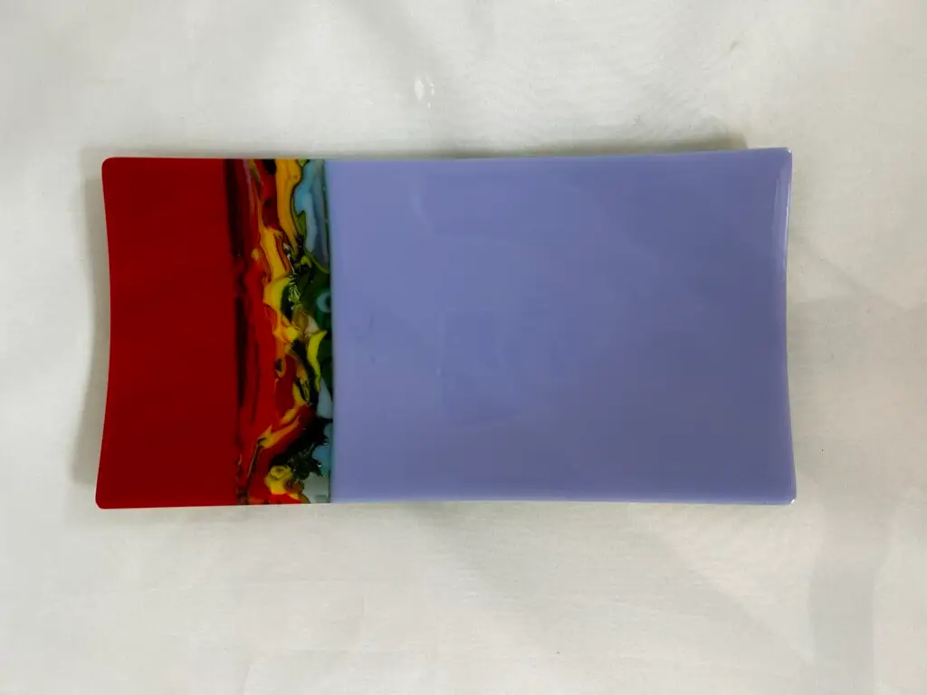 Lavender Blaze - Fused Glass