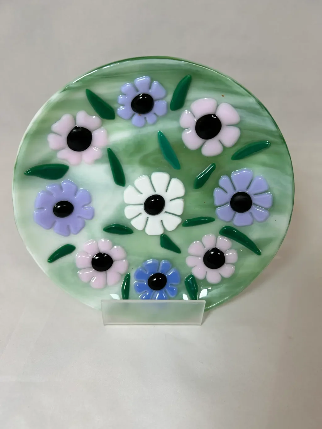 Spring Blossom Dance - Fused Glass