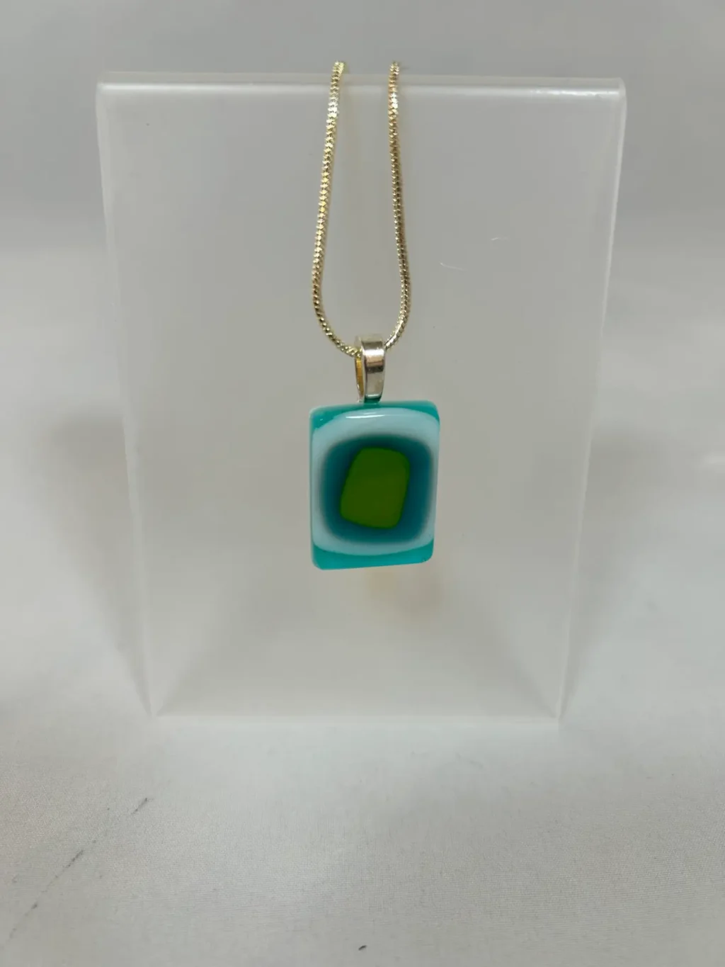 Modern Glow Pendant - Fused Glass