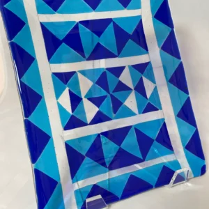 Blue Horizon - Fused Glass