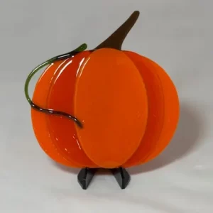 Harvest Pumpkin - Fused Glass