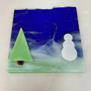 Winter Whimsy - Fused Glass