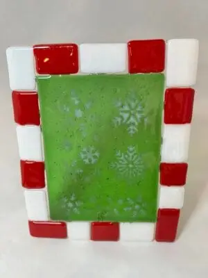 Snowy Cheer Glass Frame - Image 2