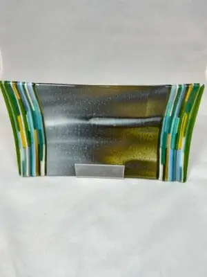 Verticality-Tray-Fused-Glass-Art