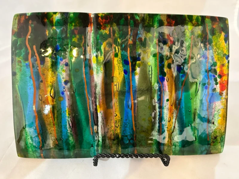 Forest Rainfall - Fused Glass