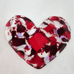 Passionate Heart - Fused Glass