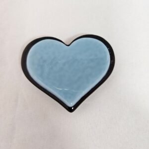 Shadow Heart - Fused Glass