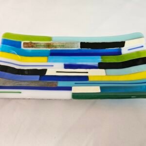 Tides and Terrain - Fused Glass