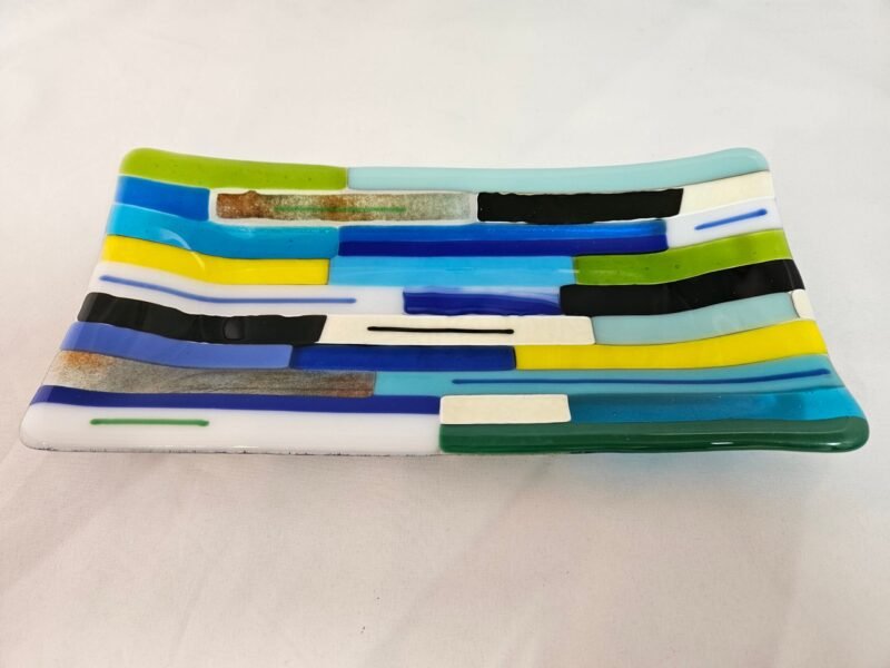 Tides and Terrain - Fused Glass