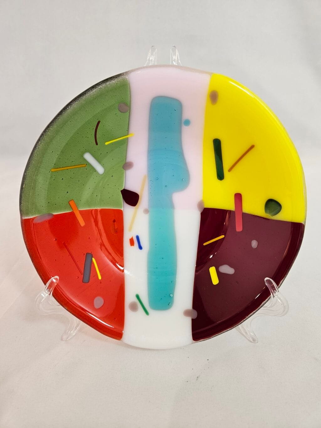 Playful Balance - Fused Glass