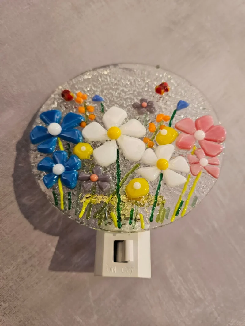 Dancing in the Dark - Fused Glass