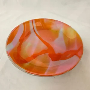 Ember Veil - Fused Glass
