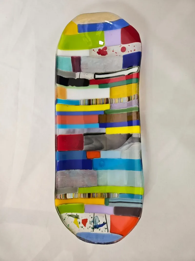 Storyline Platter - Fused Glass