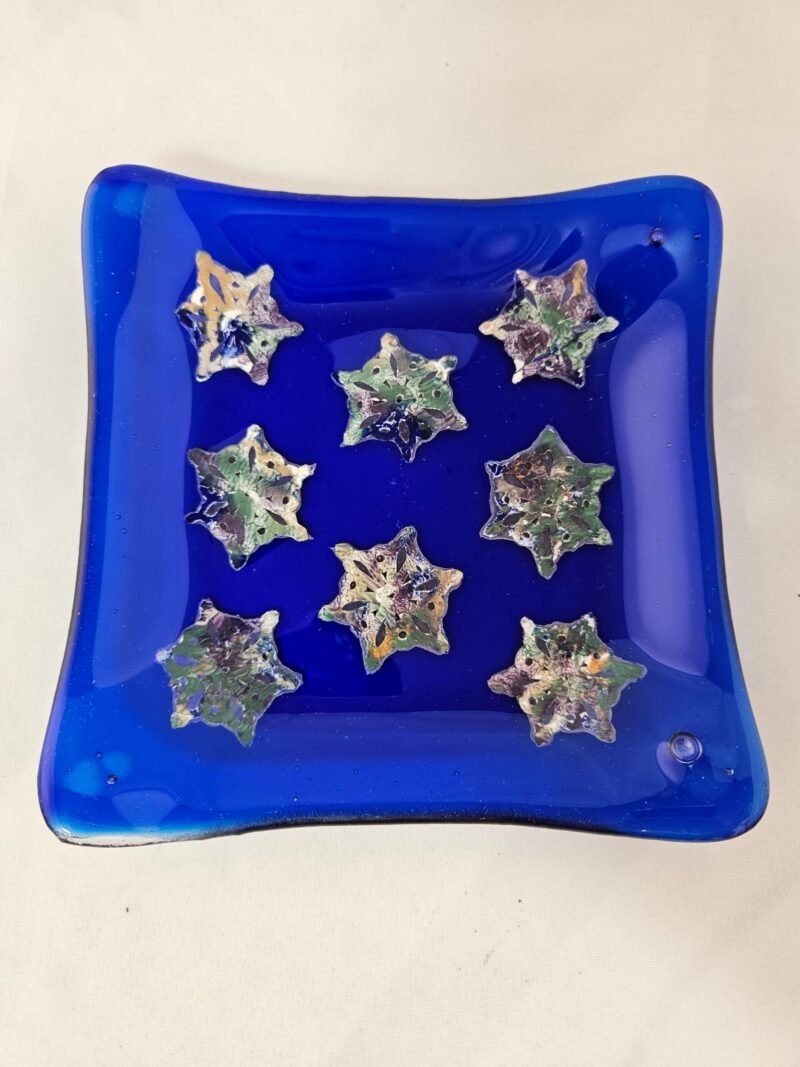 Nebula Bloom - Fused Glass