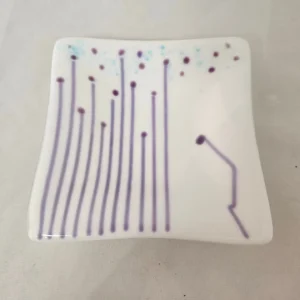 Signal Bloom - Fused Glass