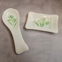 Bamboo Calm Set - Fused Glass
