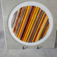 Strata Circle - Fused Glass