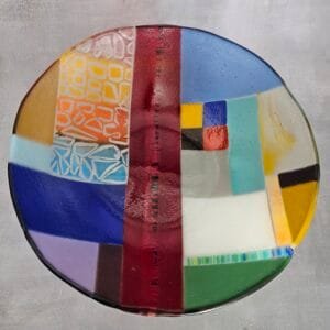 Patchline Echoes - Fused Glass