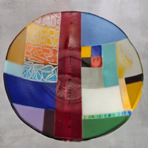 Patchline Echoes - Fused Glass