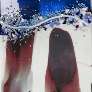 Veil of Dusk - Fused Glass
