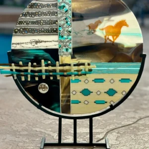 Running Free - Fused Glass