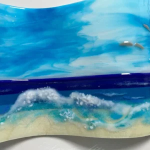 Shoreline Drift - Fused Glass