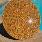 Honeycomb Radiance - Fused Glass