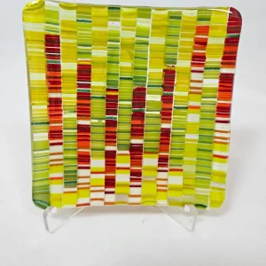 Citrus Stripes - Fused Glass