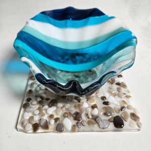 Pebble Tide - Fused Glass