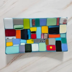 “Modern Harmony” - Fused Glass