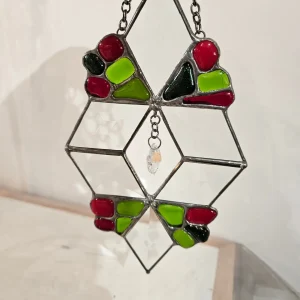 Holiday Jewel Stained Glass Panel - Stained Glass