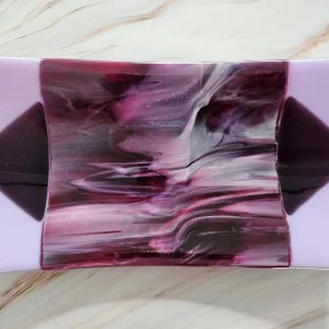 Purples Cascade - Fused Glass