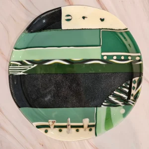 Geometric Harmony - Fused Glass