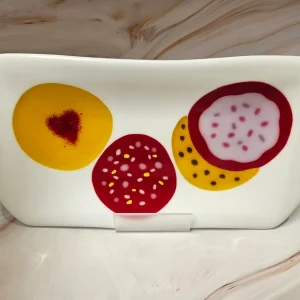 Playful Circles - Fused Glass