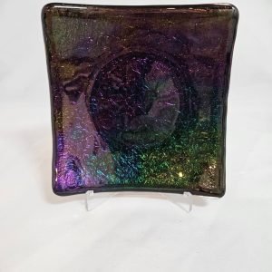 Iridescent Nebula - Fused Glass