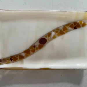 Small Dish 8″ x 4-1/2″ - Fused Glass