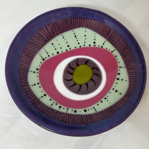 Whimsical Harmony Bowl - Fused Glass