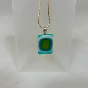 Modern Glow Pendant - Fused Glass