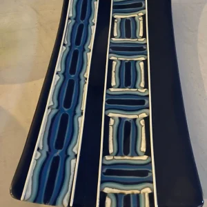 Sapphire Serenade 14-1/2″ x 7-1/2″ - Fused Glass