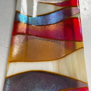 Celestial Cascade 5″ x 10″ - Fused Glass