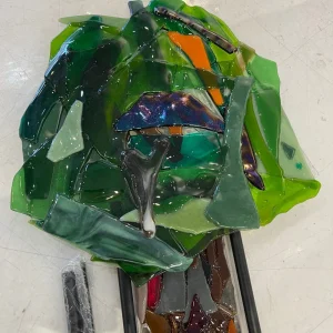 Garden Stake – Tree - Fused Glass