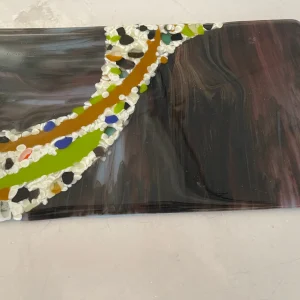 Charcuterie Board 12″ x 7″ - Fused Glass